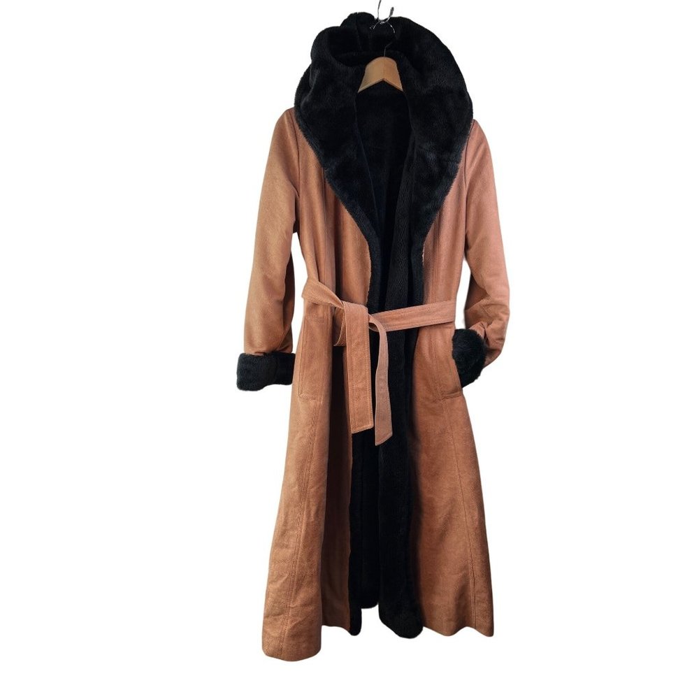 Vintage Foxland by Lanson Hoodie Parka Trench Coat